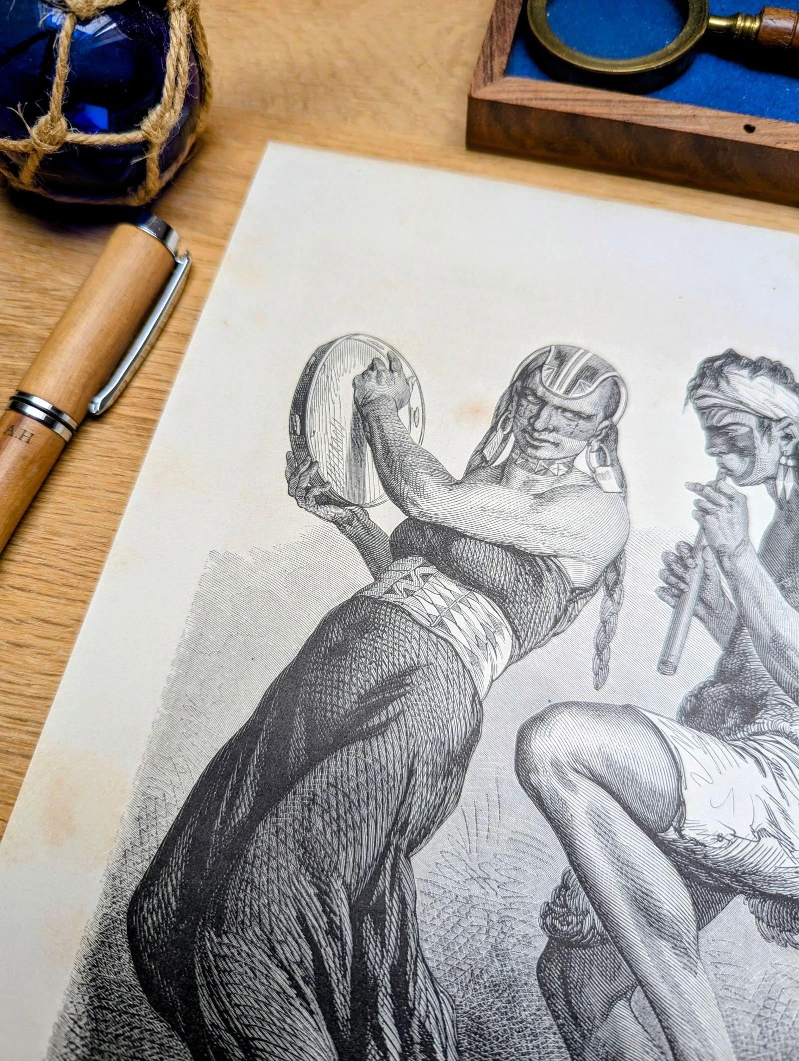 Danseurs Patagons, ilustração impressa em 1861. – photo 8